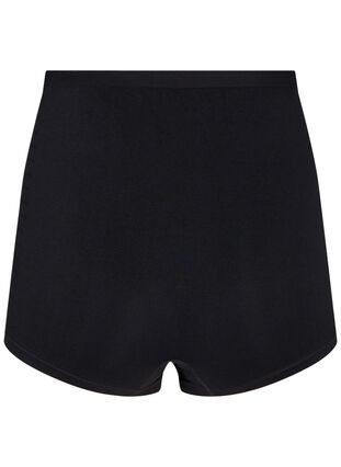Seamless shorts med normalhög midja, Black, Packshot image number 1