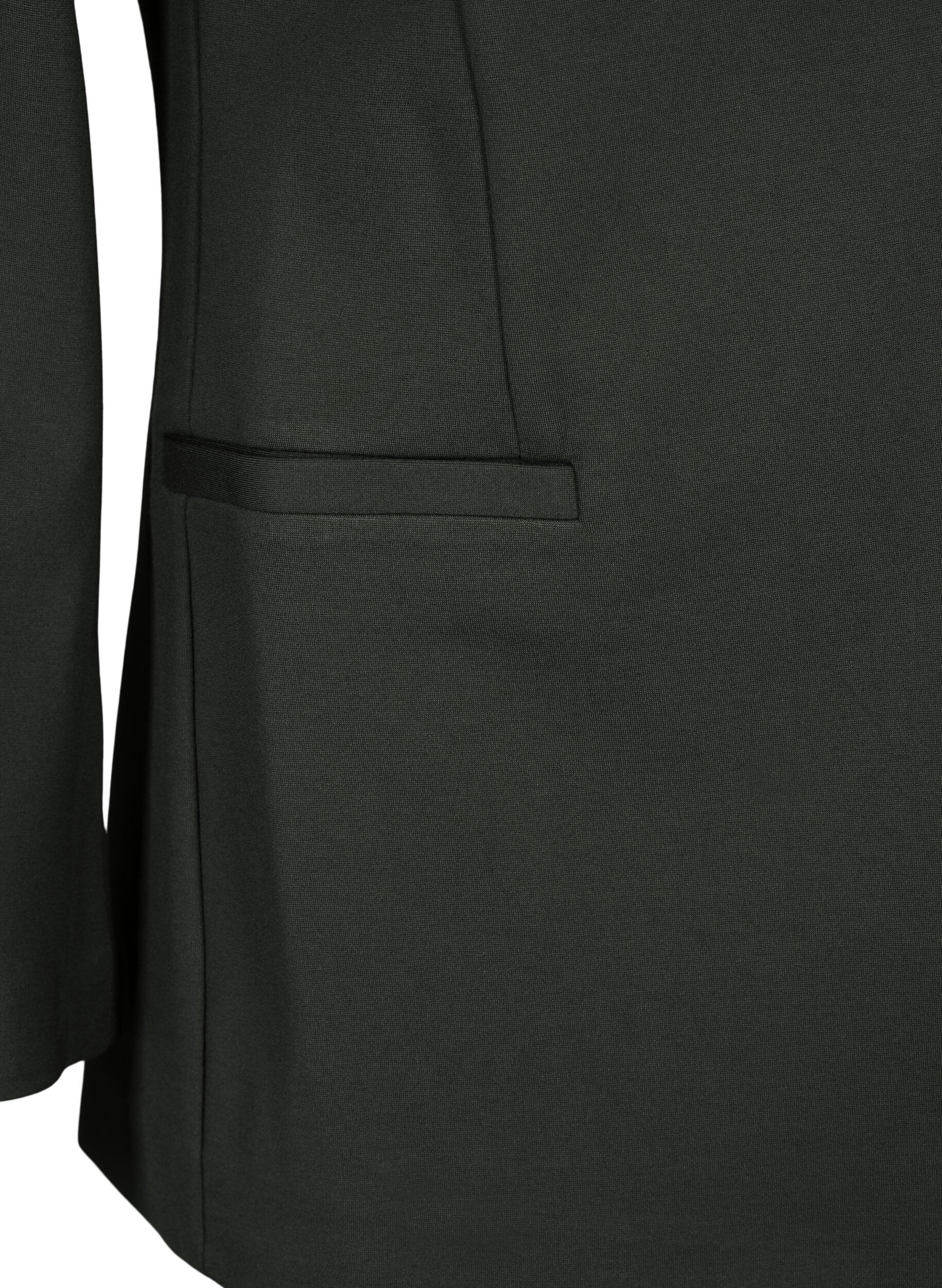 ZizziEnkel blazer med knapp, Gr&ouml;n, Packshot image number 3