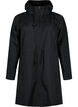 FLASH - Vattenavvisande parka med huva, Black, Packshot image number 0