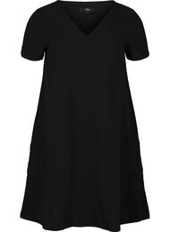 Kortärmad klänning, Black