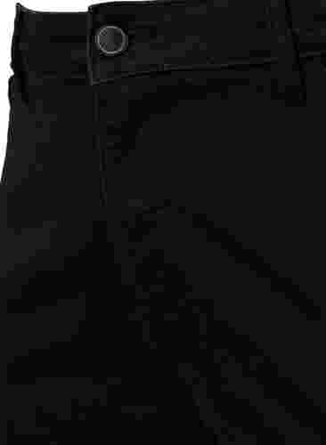 Ellen bootcut jeans med hög midja, Black, Packshot image number 2