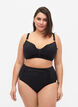 Bikinitrosor med hög midja, Svart, Model image number 0