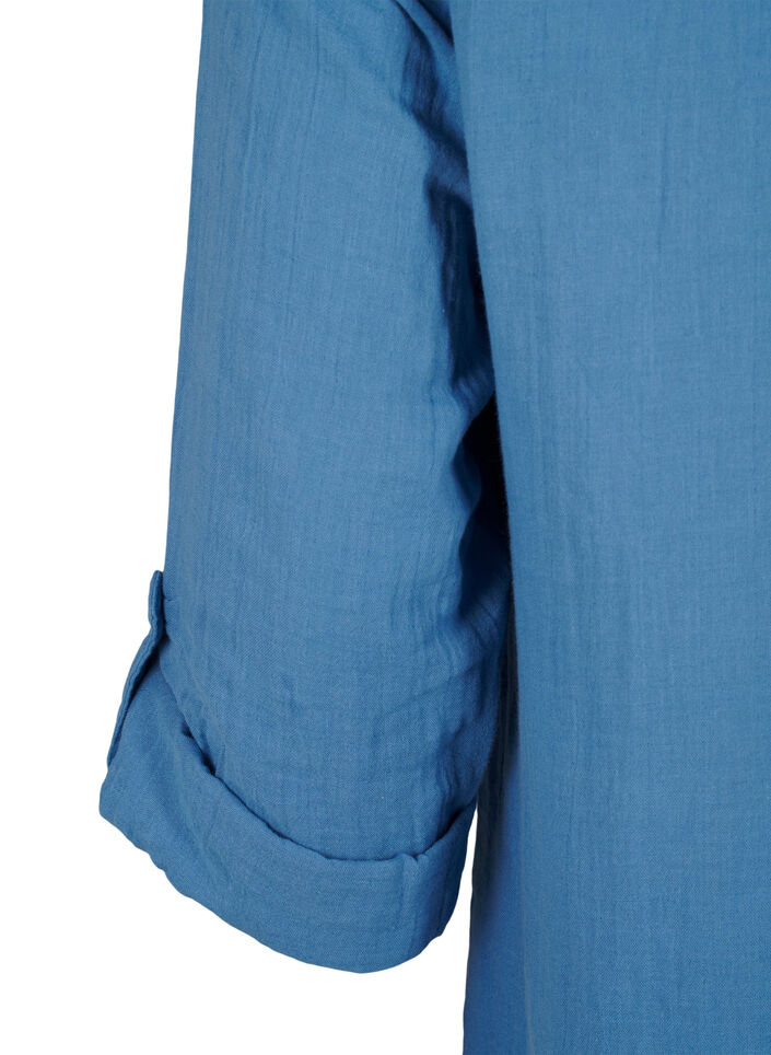 Tunika i bomull med anglaise-brodyr, Riverside, Packshot image number 3