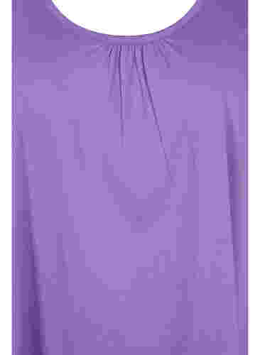 Topp med a-linjeform och rund hals, Deep Lavender, Packshot image number 2