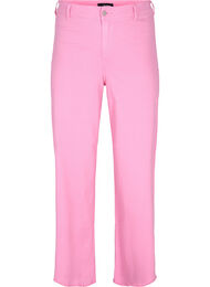 Utsv&auml;ngda jeans med h&ouml;g midja, Rosa