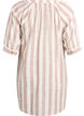 Tunika i bomull med v-ringning, Beige, Packshot image number 1