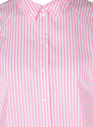 Randig skjorta i bomull, White/ Pink Stripe, Packshot image number 2