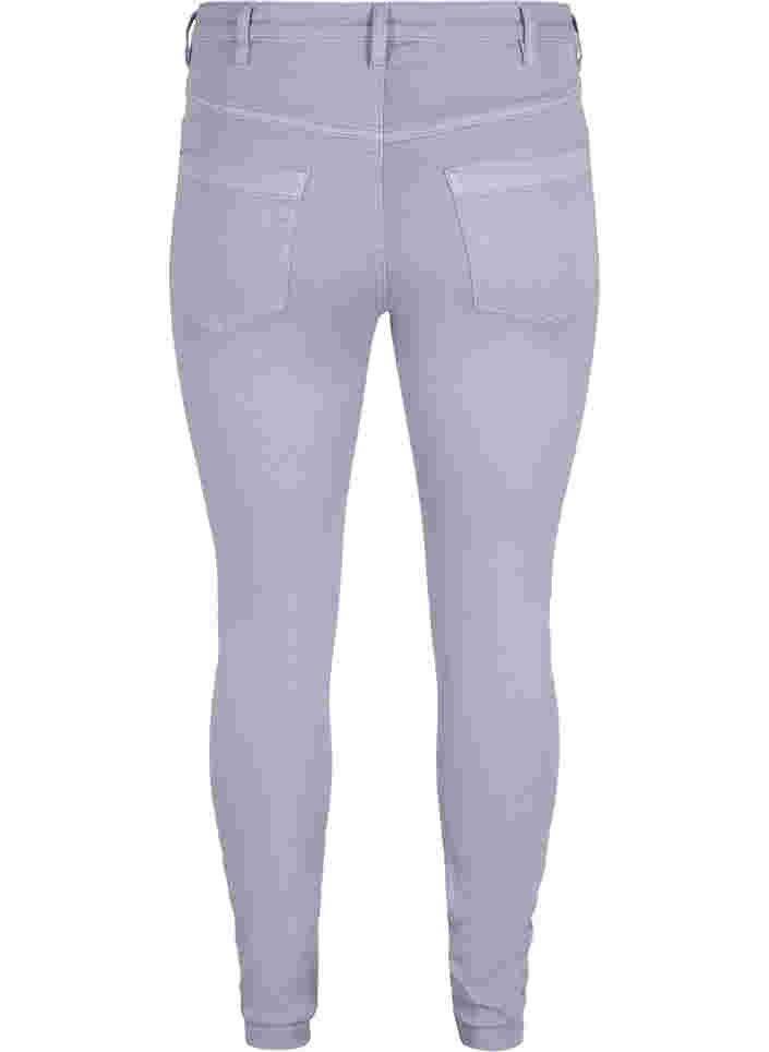 Super slim Amy jeans med hög midja, Lavender, Packshot image number 1