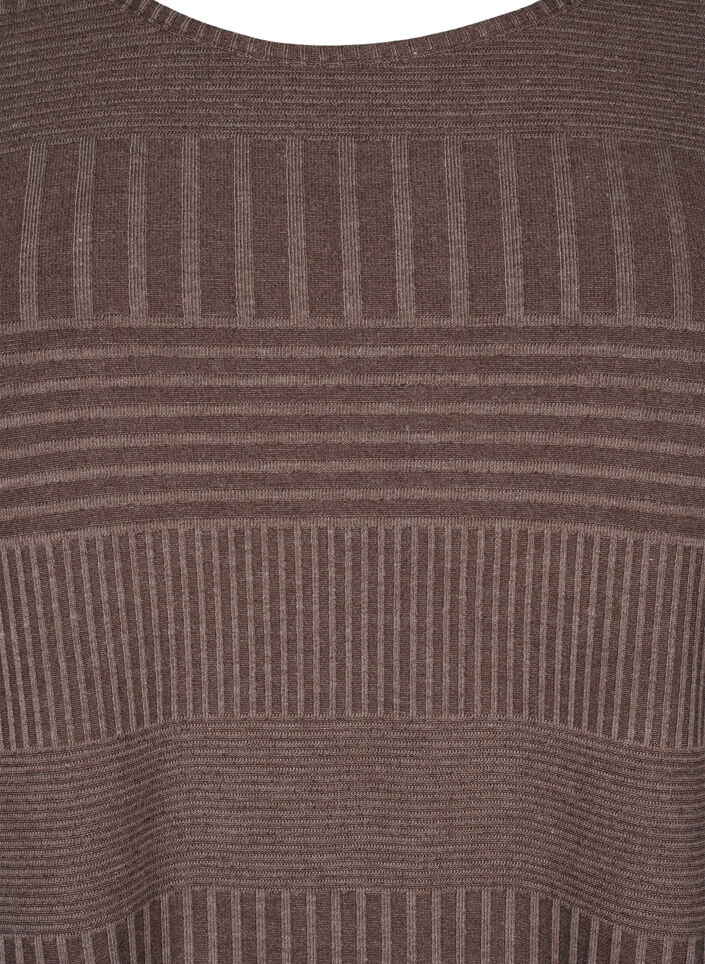 Blus med trekvartsärm och randigt mönster, Ch. Martini Mel., Packshot image number 2