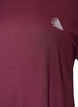 Enf&auml;rgad tr&auml;nings-T-shirt, R&ouml;d, Packshot image number 2