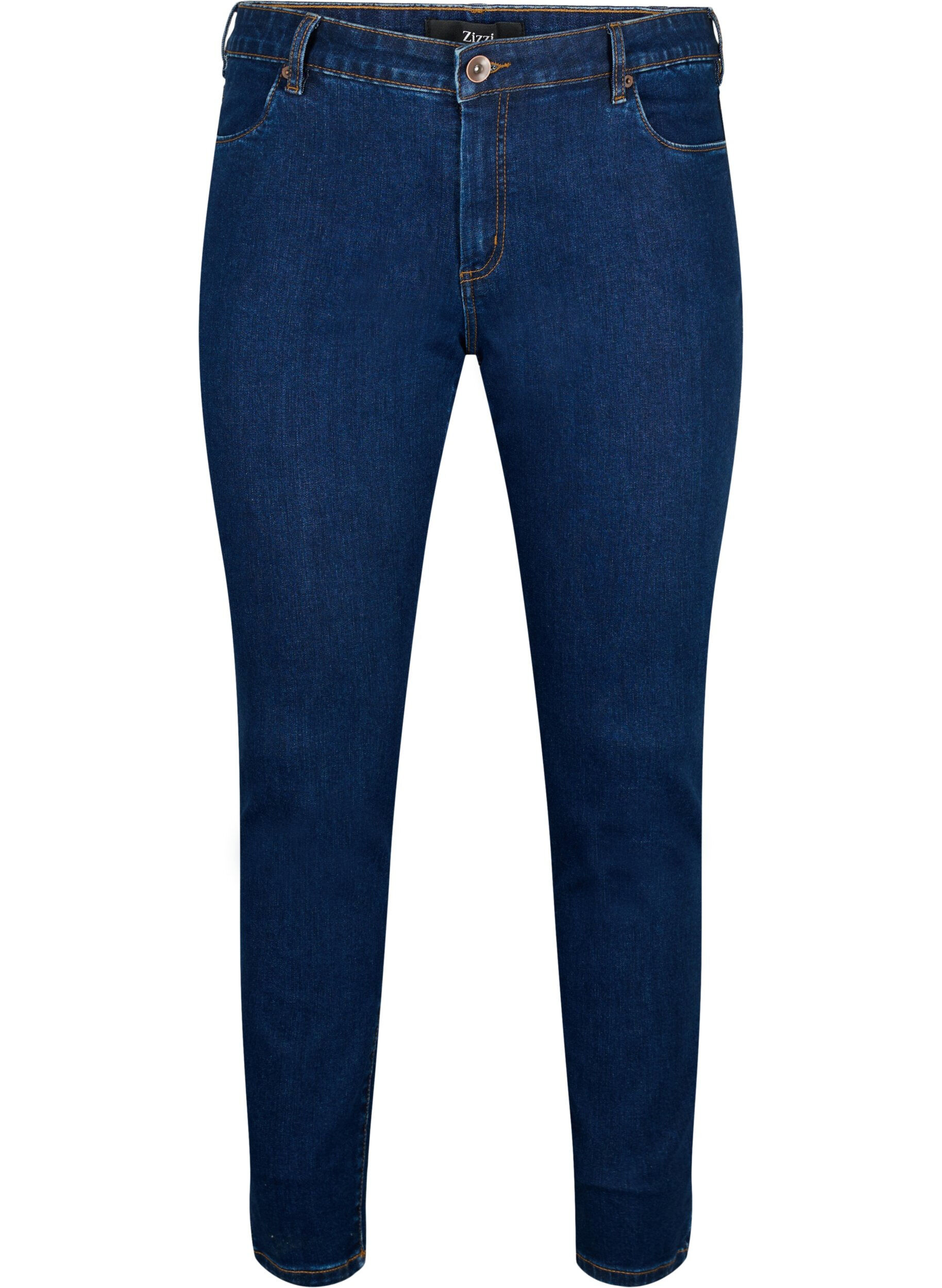 Emily-jeans med smal passform och normal midja