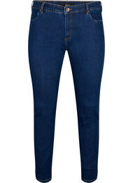 Emily-jeans med smal passform och normal midja, Bl&aring;