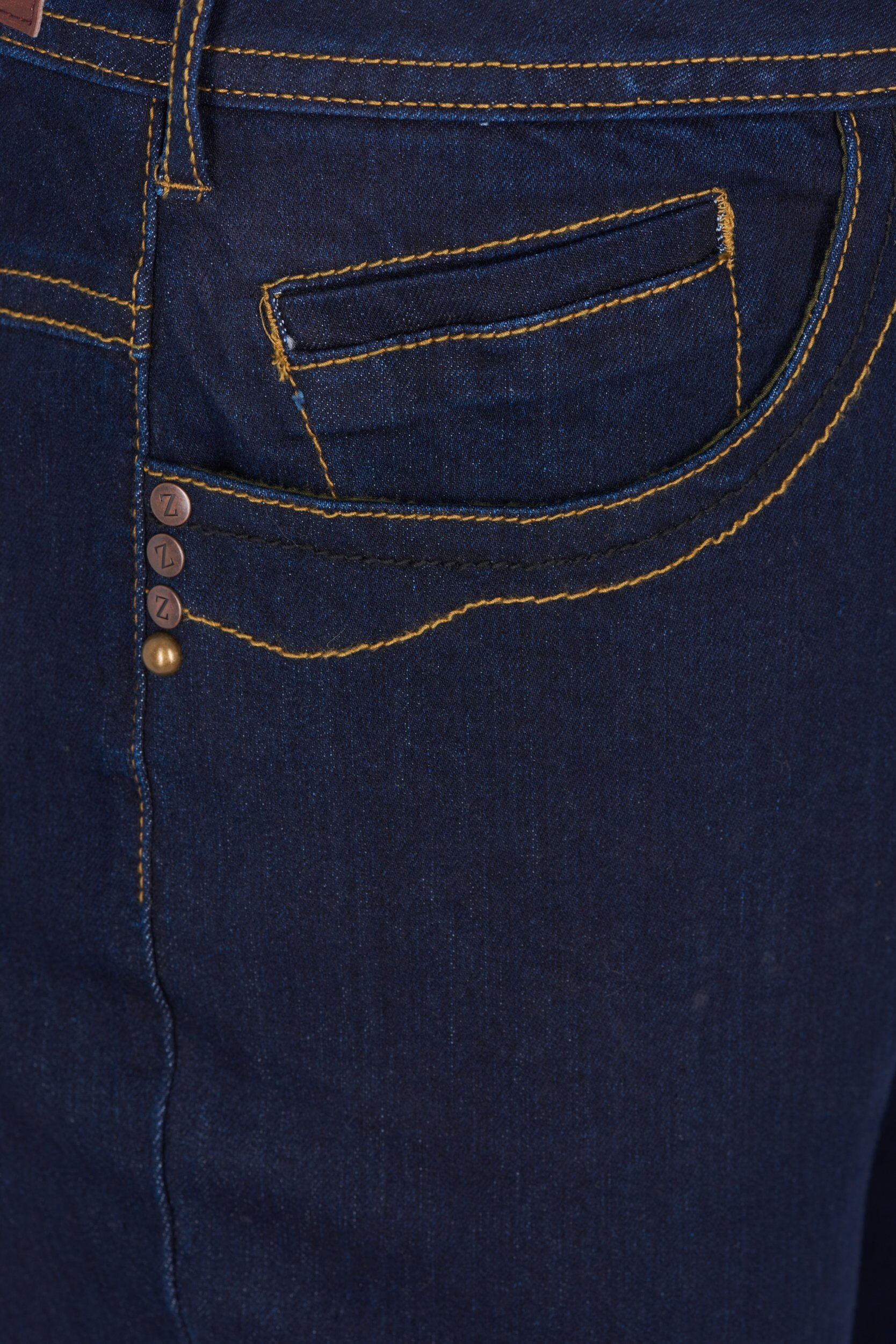 ZizziSlim fit Vilma jeans med h&ouml;g midja, Bl&aring;, Packshot image number 2