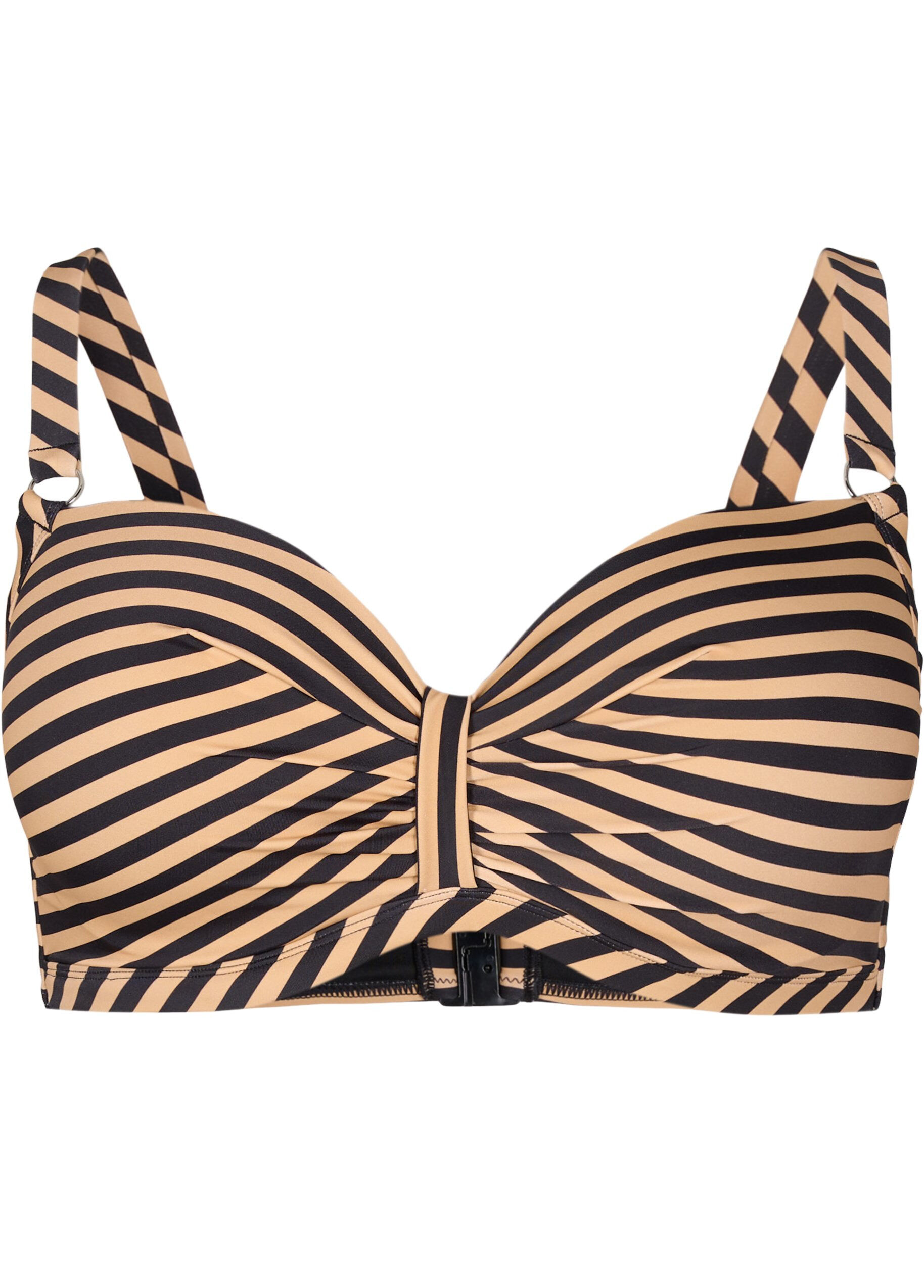 Bikinitopp med bygel och m&ouml;nster