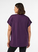Enf&auml;rgad tr&auml;nings-T-shirt, Lila, Model image number 2