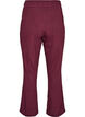 Pyjamasbyxor i ekologisk bomull med h&aring;lbroderi, M&ouml;rk Bordeaux, Packshot image number 1