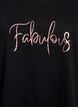 T-shirt med tryck, Svart, Packshot image number 2