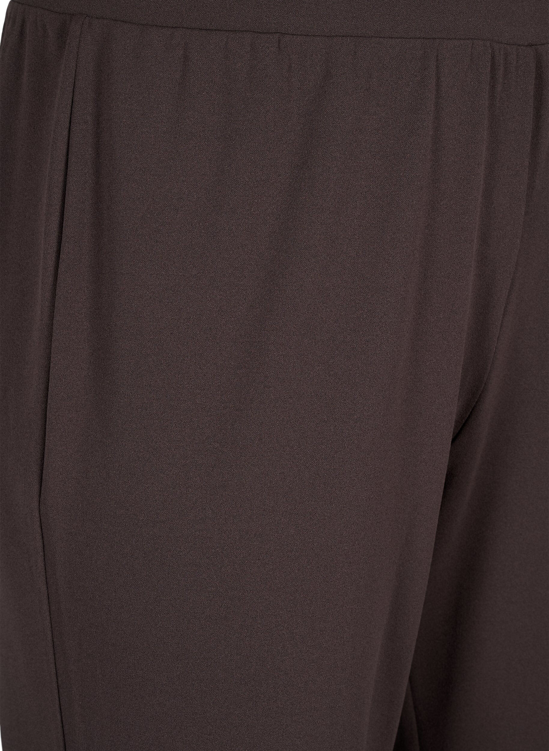 Zizzi Byxor med rak passform, Brun, Packshot image number 2
