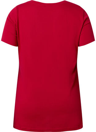 T-shirt i bomull med kort ärmar, Barbados Cherry BLES, Packshot image number 1