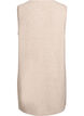 Kort &auml;rml&ouml;s stickad kl&auml;nning, Beige, Packshot image number 1