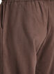 Sweatpants med h&ouml;g midja och fickor, Brun, Packshot image number 3