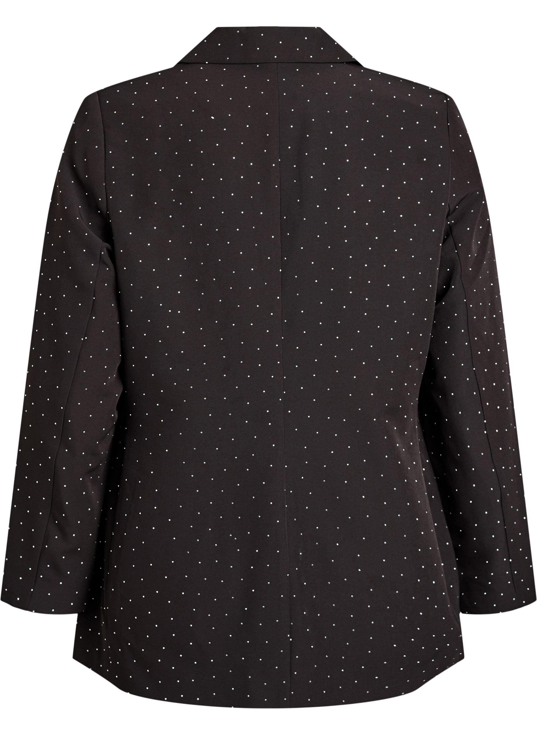 ZizziBlazer med strasstenar, Svart, Packshot image number 1