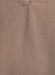 &Auml;rml&ouml;s topp med rynkdetaljer, Brun, Packshot image number 2