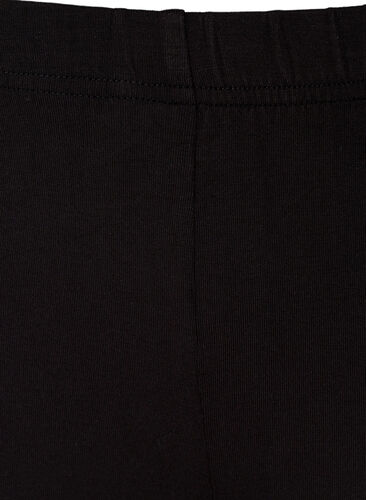 Enfärgad cykelbyxa, Black, Packshot image number 2