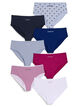 7-pack trosor med normal midja, Bl&aring;, Packshot image number 0