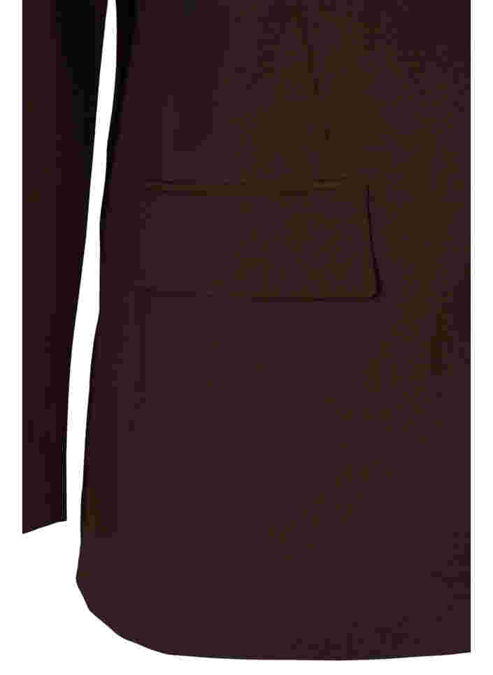 Klassisk blazer med fickor, Java, Packshot image number 2