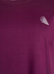 Enf&auml;rgad tr&auml;nings-T-shirt, Lila, Packshot image number 2