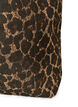 Shopper i denim med leopardm&ouml;nster, Brun, Packshot image number 2