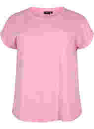 Melerad t-shirt med korta ärmar, Rosebloom Mél