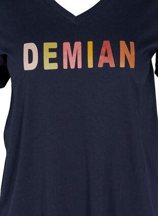 T-shirt med tryck, Night Sky DEMIAN, Packshot image number 2