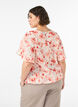 Blus med ballongform och ving&auml;rmar, Orange, Model image number 1
