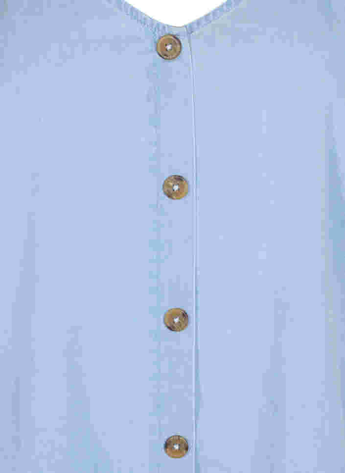 Jeanstopp med knappar, Light blue denim, Packshot image number 2