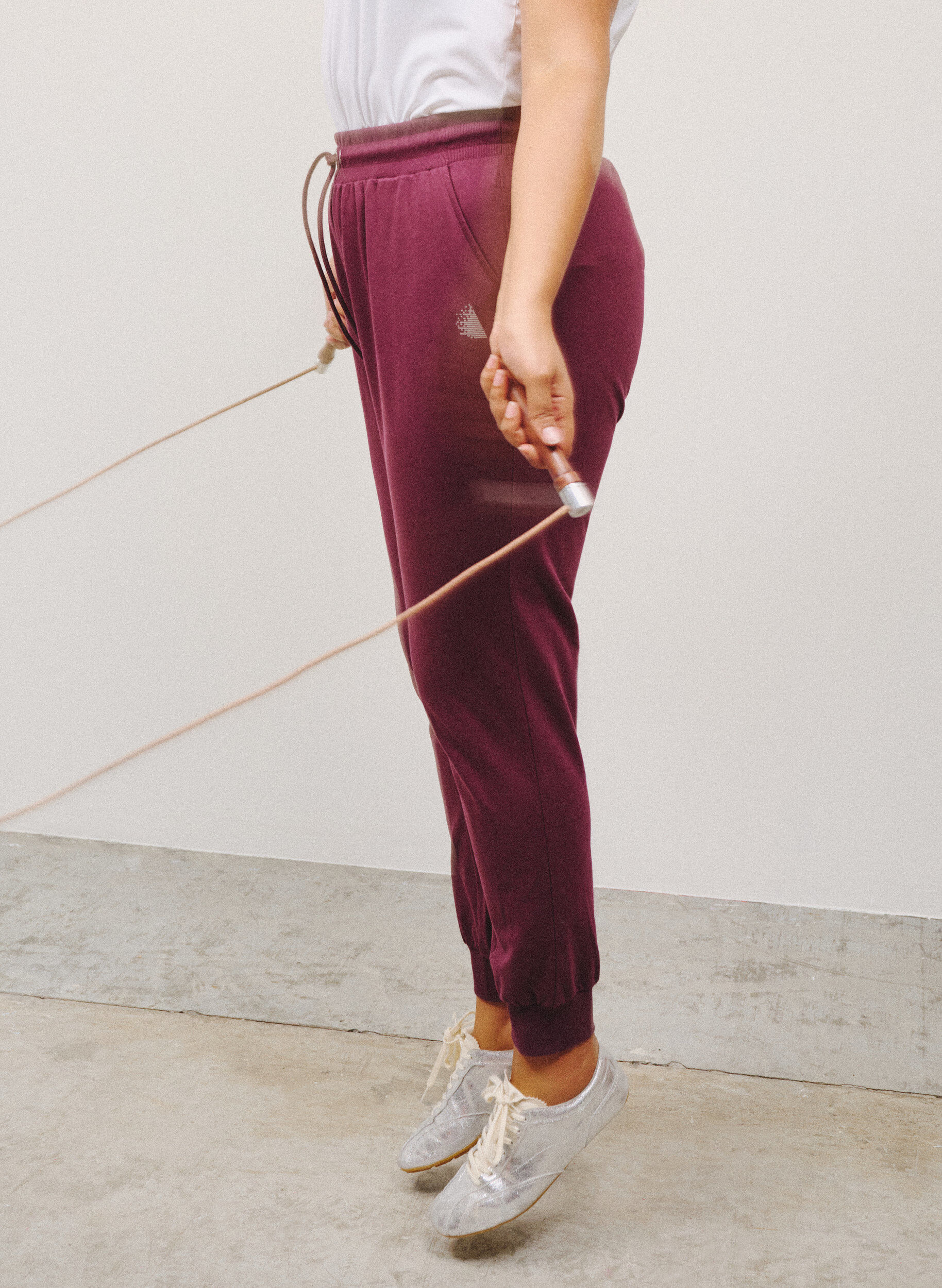 ZizziEnf&auml;rgad tr&auml;nings-T-shirt, Vit, Image image number 0