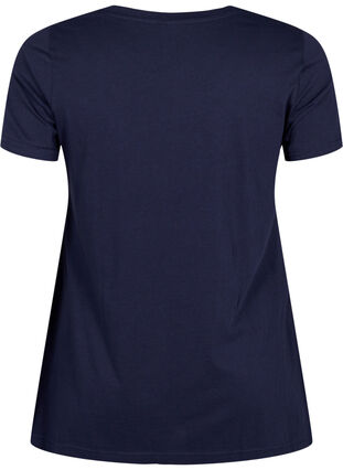 T-shirt i bomull med kort ärmar, Night Sky LOVE, Packshot image number 1