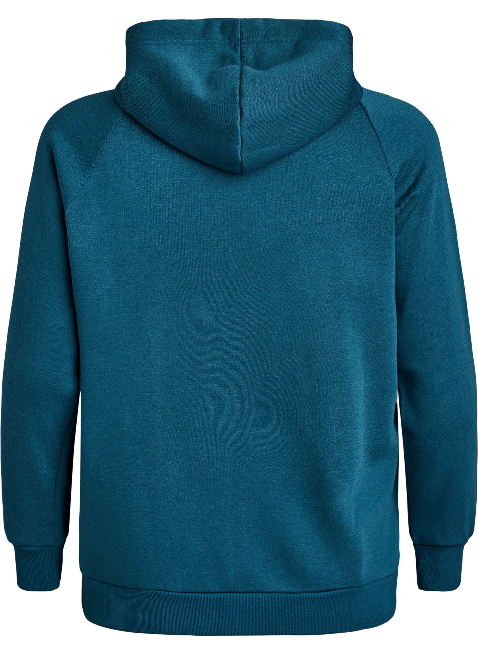 ZizziHuvtr&ouml;ja med broderat motiv framtill, Gr&ouml;n, Packshot image number 1