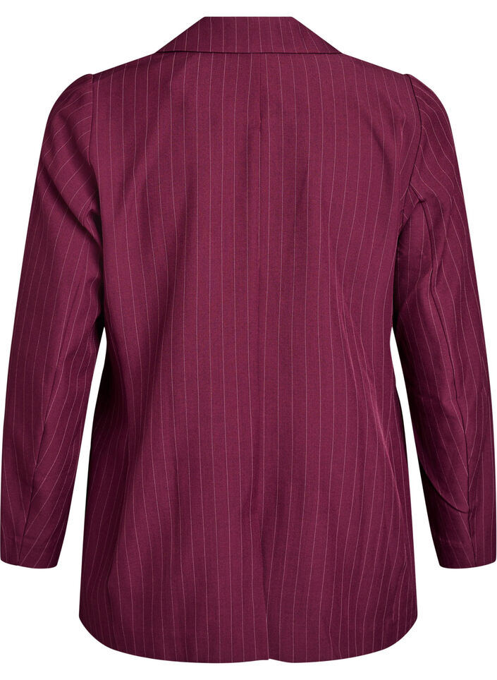 Blazer med fickor och slitsar, R&ouml;d, Packshot image number 1