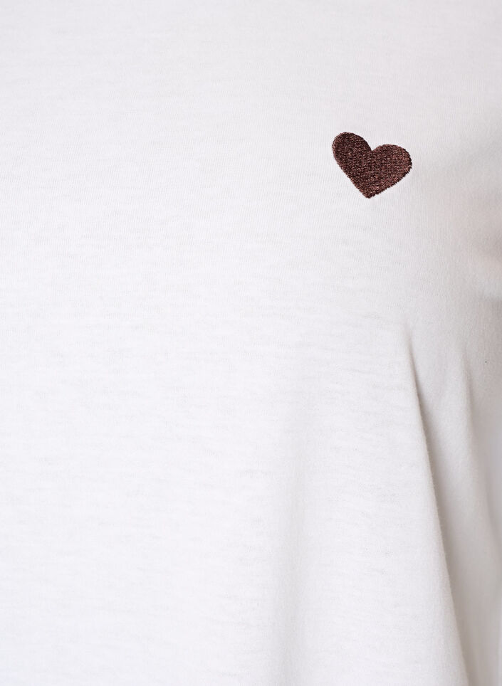 T-shirt med tryck, Vit, Packshot image number 2