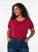 Enf&auml;rgad t-shirt i bomull, R&ouml;d, Model image number 0