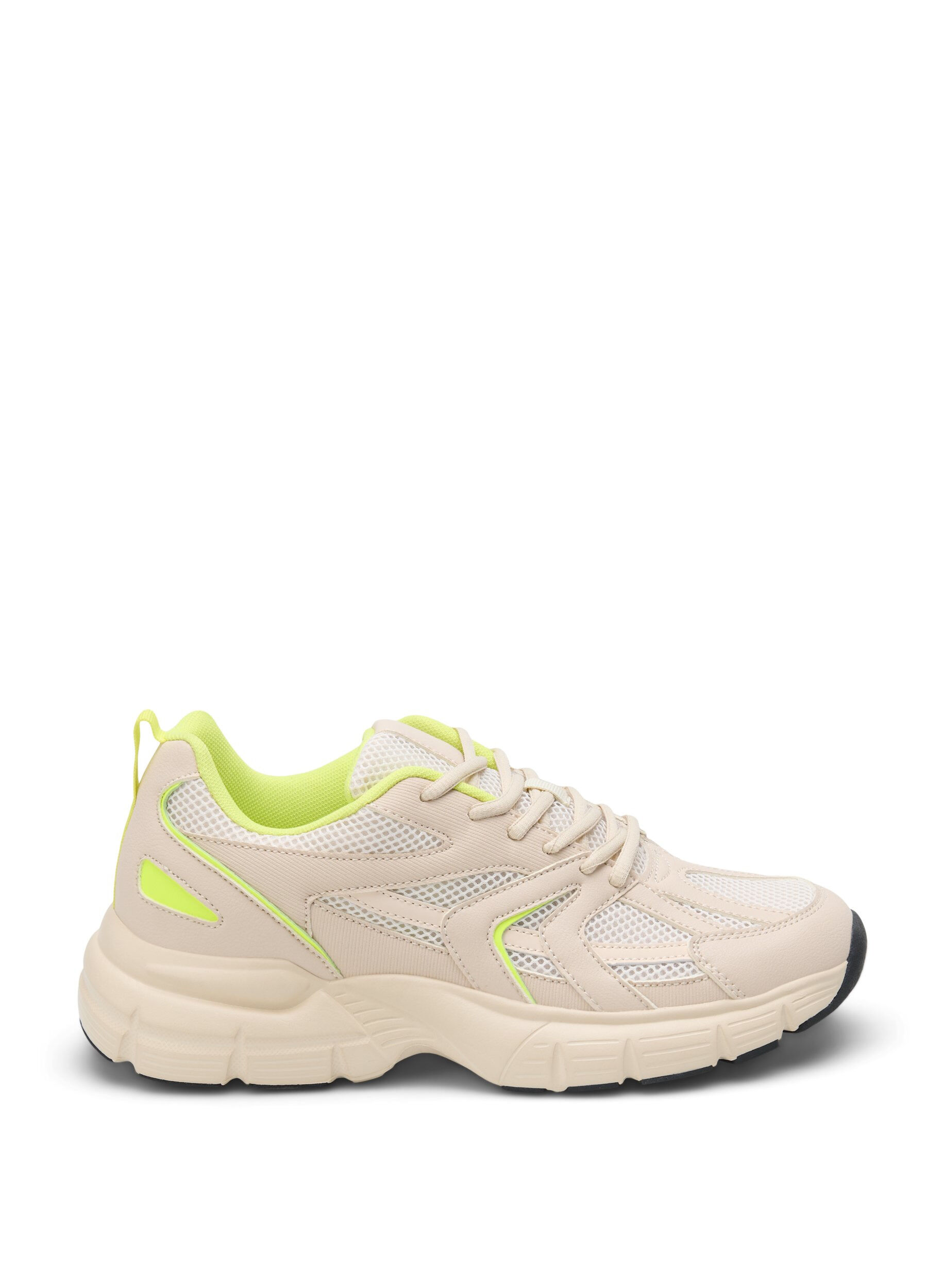 Zizzi Sneakers med bred passform, Tapioca, Packshot image number 0