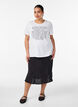 T-shirt med tryck, Vit, Model image number 1