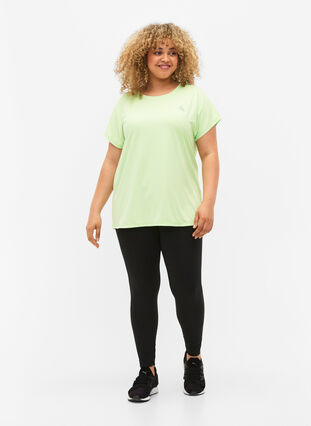 Kortärmad t-shirt för träning, Paradise Green, Model image number 2