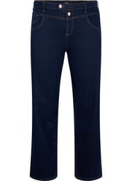 Gemma-jeans med normal passform och h&ouml;g midja, Bl&aring;