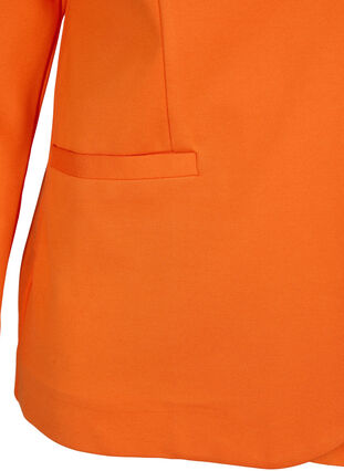 Enkel blazer med knapp, Mandarin Orange, Packshot image number 3