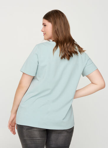Basis t-shirt, Gray mist, Model image number 1