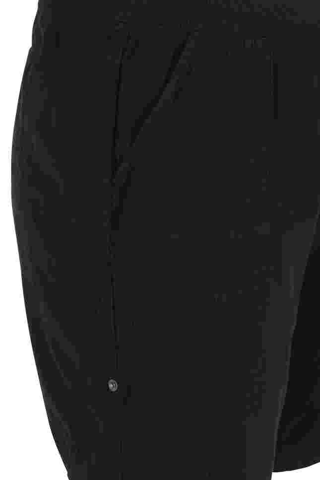 Bekväma shorts, Black, Packshot image number 2