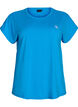 Enf&auml;rgad tr&auml;nings-T-shirt, Bl&aring;, Packshot image number 0